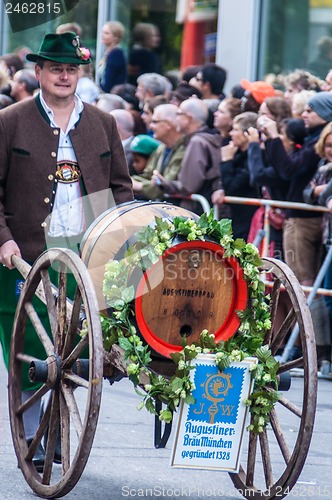 Image of Parade of the hosts of the Wiesn