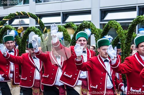 Image of Parade of the hosts of the Wiesn