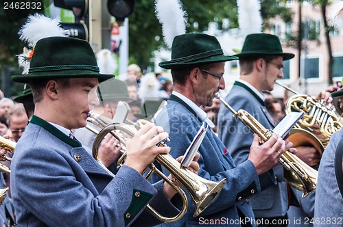 Image of Parade of the hosts of the Wiesn