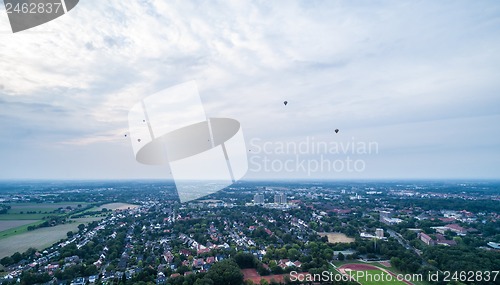 Image of Hot air balloons over Muenster