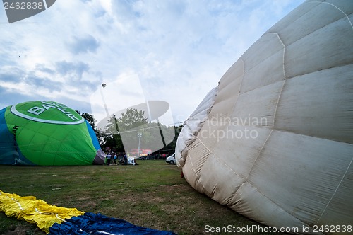 Image of Hot air balloon festival in Muenster, Germany