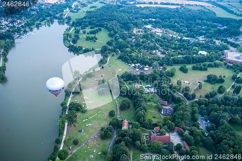 Image of Hot air balloons over Muenster