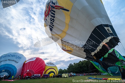 Image of Hot air balloon festival in Muenster, Germany