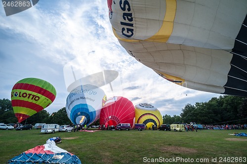 Image of Hot air balloon festival in Muenster, Germany