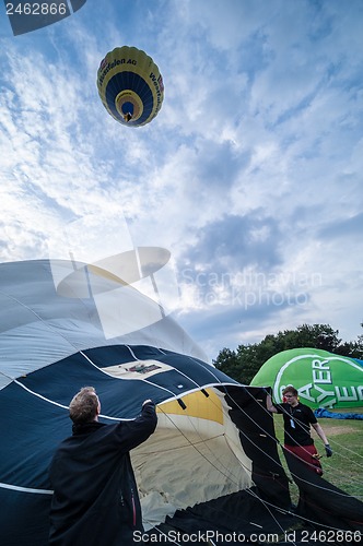 Image of Hot air balloon festival in Muenster, Germany