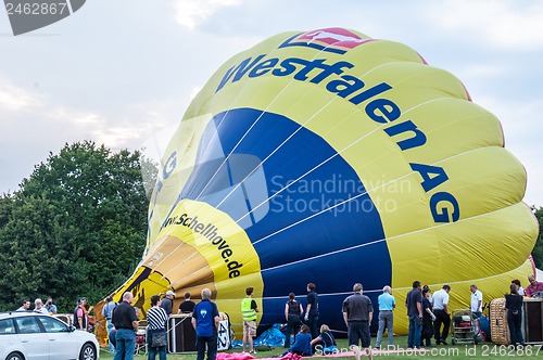 Image of Hot air balloon festival in Muenster, Germany