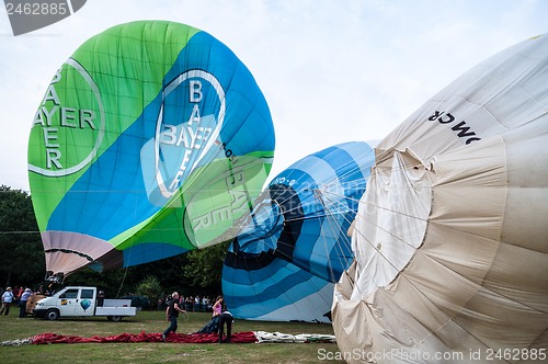 Image of Hot air balloon festival in Muenster, Germany