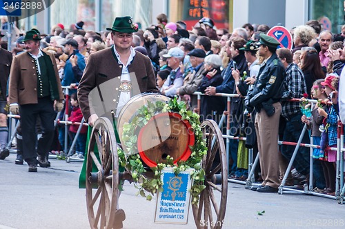 Image of Parade of the hosts of the Wiesn