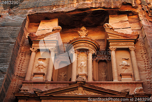 Image of Detail of The Treasury, Petra