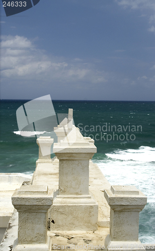 Image of chapel roof at cementario de san juan