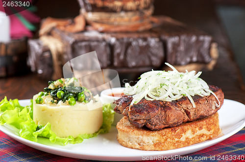 Image of Gourmet steak meat