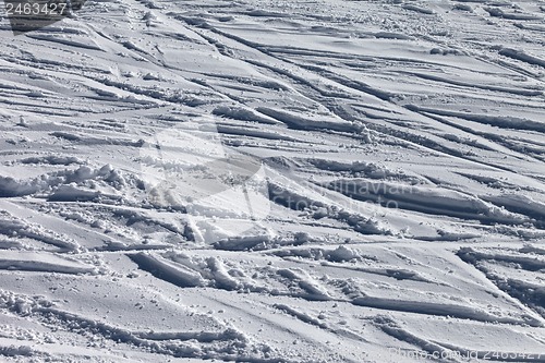 Image of Background of off-piste ski slope