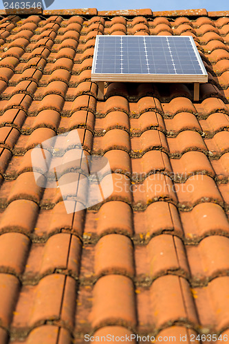 Image of Solar panel o roof