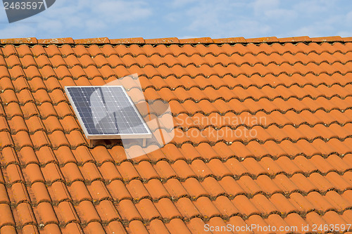 Image of Solar panel o roof