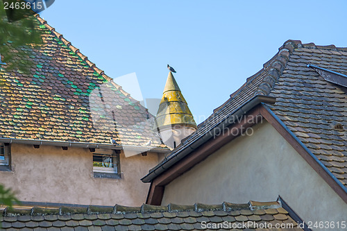 Image of Old houses in Obernai, Alsace, France