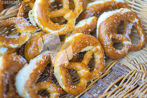 Image of Pretzel on a market