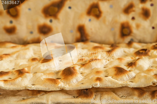 Image of unleavened bread of the Jews