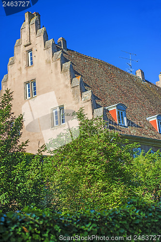 Image of Hipped roof in Obernai, Alsace, France