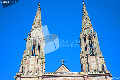 Image of Church in Obernai, Alsace, France