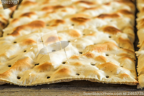 Image of unleavened bread of the Jews