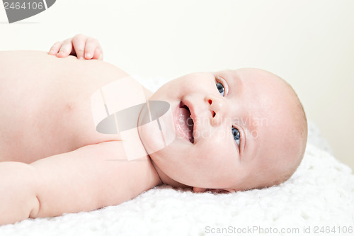 Image of Laughing Baby Boy Infant