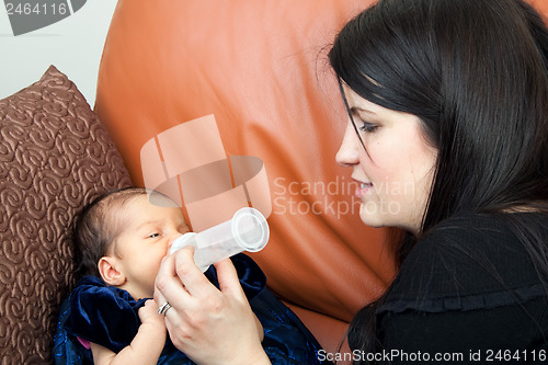 Image of Feeding a Newborn Baby