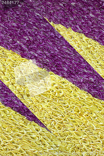 Image of Texture of yellow and red flowers 