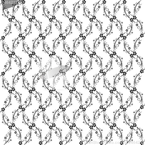 Image of seamless floral pattern 