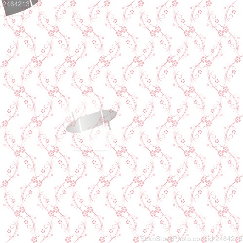 Image of seamless floral pattern 