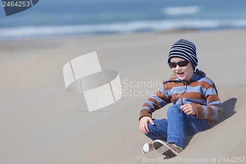 Image of kid at the beach