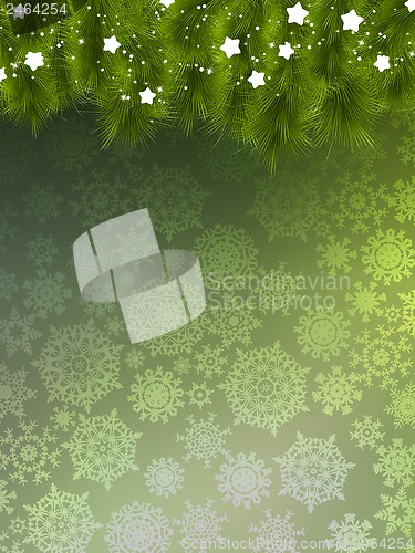 Image of Background with christmas tree. EPS 10