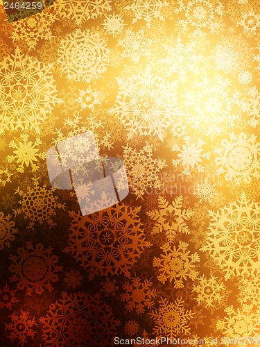 Image of Christmas background with snowflakes. EPS 10