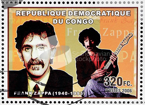 Image of Frank Zappa Stamp