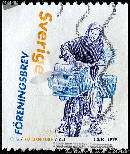 Image of Mailwoman Stamp