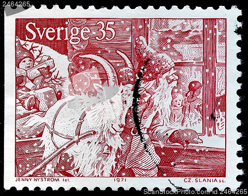 Image of Santa and Christmas Goat