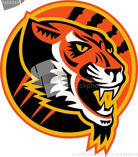 Image of Angry Tiger Side Retro