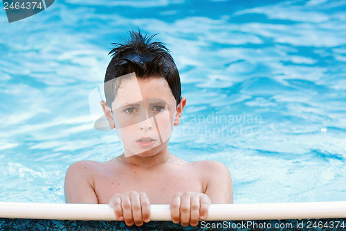 Image of Boy in the swimming pool