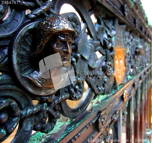 Image of Fence with relief, Milano