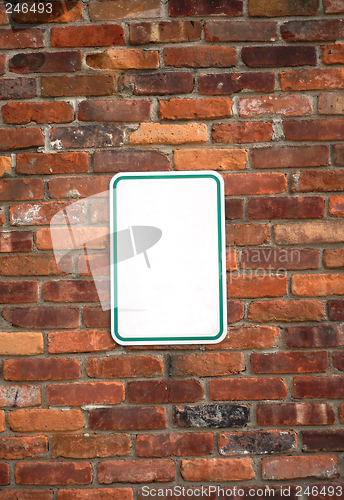 Image of Blank  sign