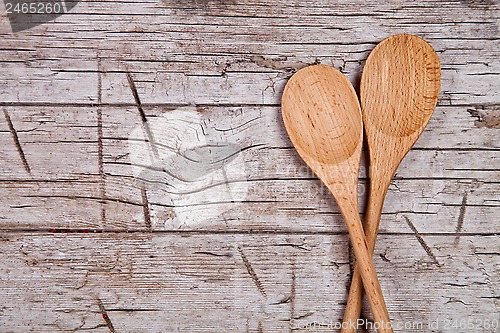 Image of two wooden spoons