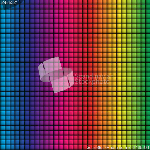 Image of Vector - Rainbow Background Seamless Colorful Squares