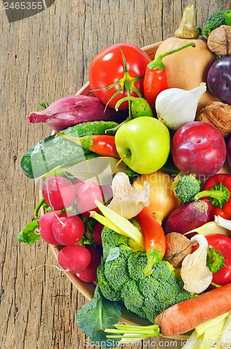 Image of Fresh vegetables and fruits