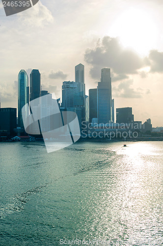 Image of Singapore sunset