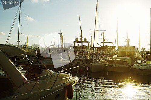 Image of luxury yachts in Cannes