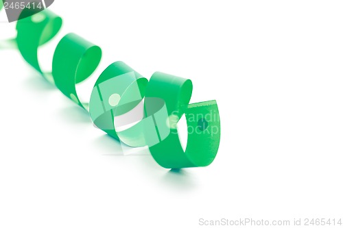 Image of green ribbon serpentine