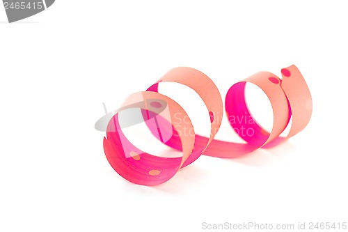 Image of pink ribbon serpentine