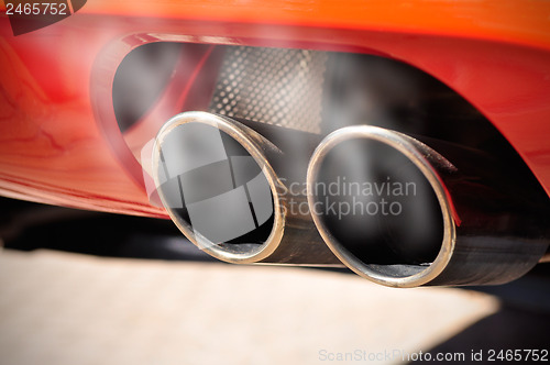 Image of Smoky Exhaust Pipe