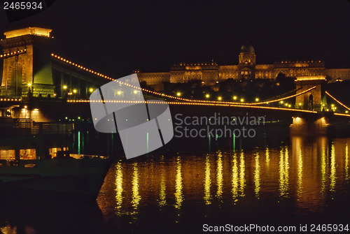 Image of Budapest at night