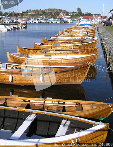 Image of wooden boats