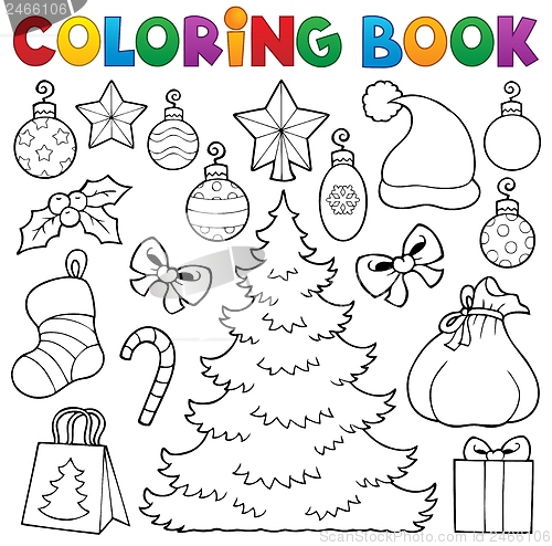 Image of Coloring book Christmas decor 1